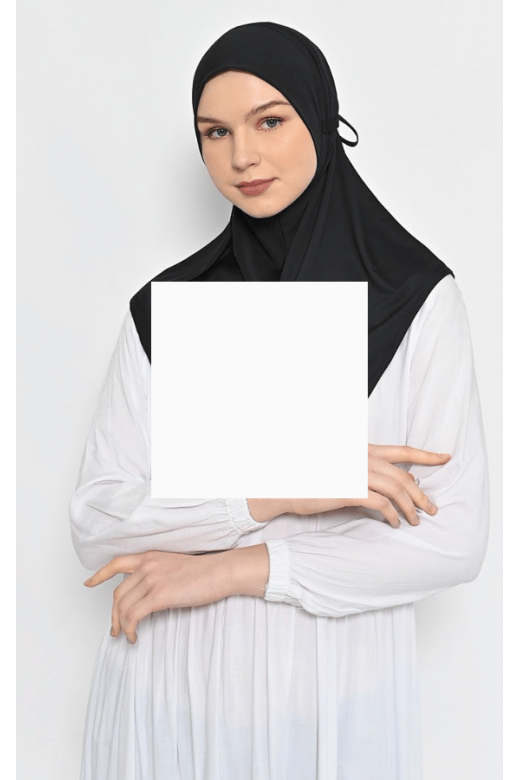 Maisa Hijab Sporty Black